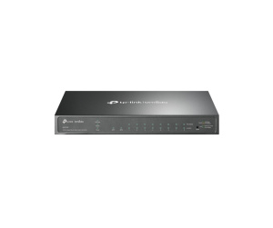 TP-Link Omada SG2210P commutateur réseau Géré L2/L2+ Gigabit Ethernet (10/100/1000) Connexion Ethernet, supportant l'alimentation via ce port (PoE) Noir