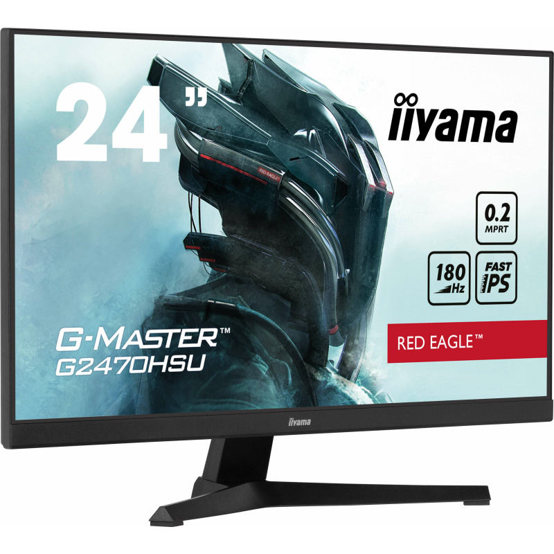 iiyama G-MASTER G2470HSU-B6 écran plat de PC 60,5 cm (23.8") 1920 x 1080 pixels Full HD LCD Noir