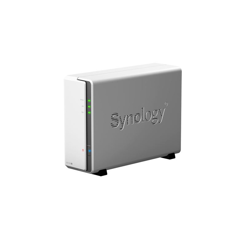 Serveur NAS Synology DiskStation DS120j 1 baie 512 Mo Blanc (1)