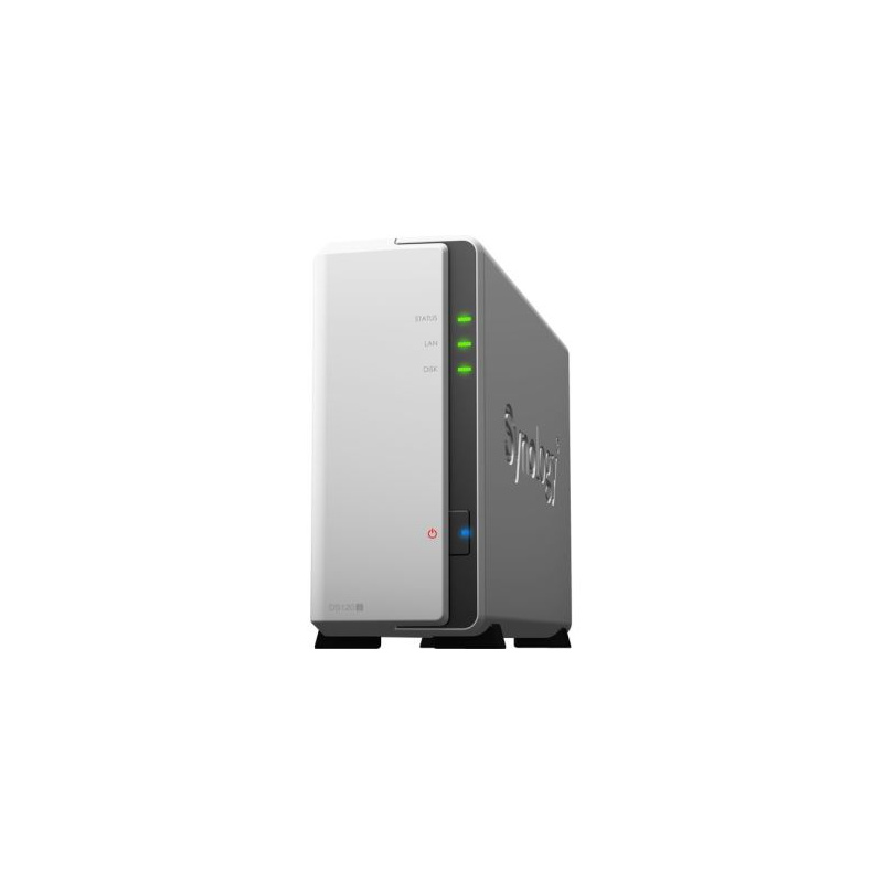 Serveur NAS Synology DiskStation DS120j 1 baie 512 Mo Blanc